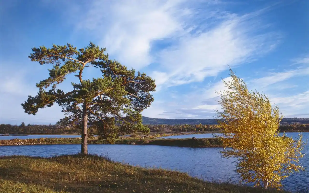 西伯利亚大自然风光高清桌面壁纸-风景壁纸-手机壁纸下载-美桌网