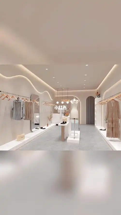 日韩女装店装修效果图设计