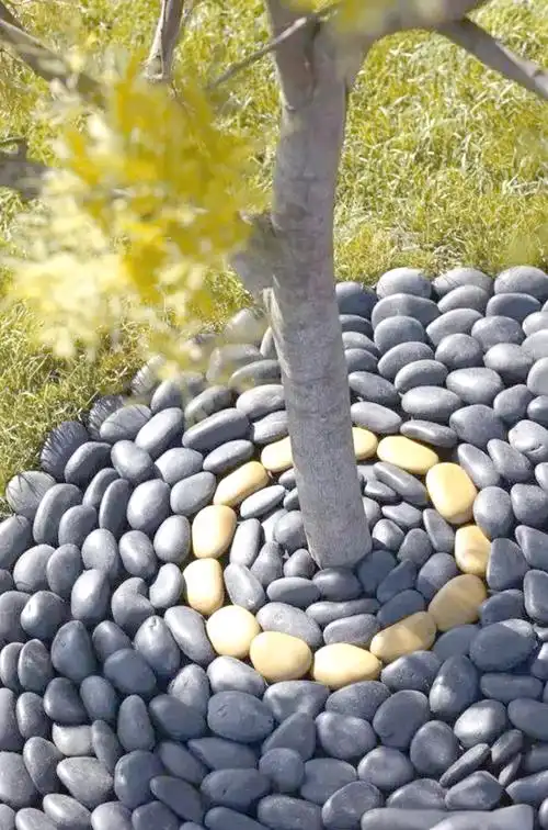 巧妙运用鹅卵石,打造庭院美景的秘诀