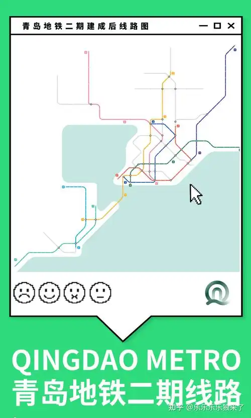 青岛地铁三期规划(自己做图自己讲!
