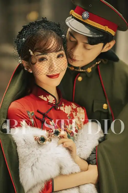 民国婚纱照电影剧情风军阀太太