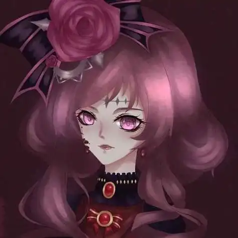 露娜露娜的哥特式玫瑰一身大红玫瑰裙非常的热情火辣露娜这个头像