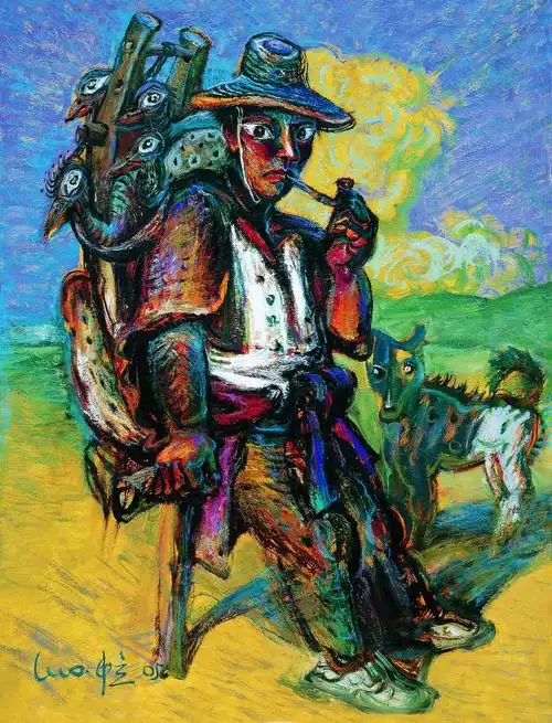 罗中立作品欣赏