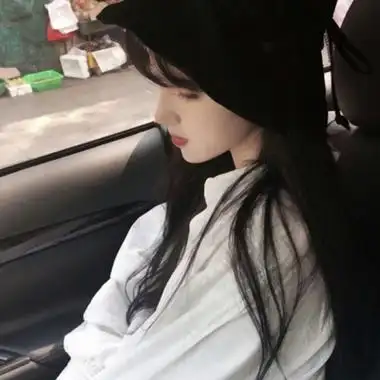 qq头像女侧脸,漂亮好看的女生侧脸头像高冷图片.