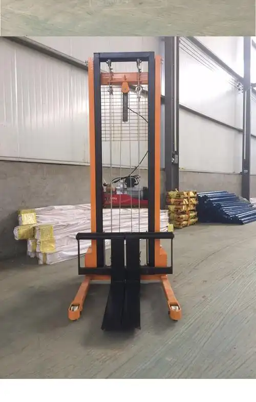 电动叉车手动液压车起重机升降机搬运升降堆高车升降机升降叉车装卸车