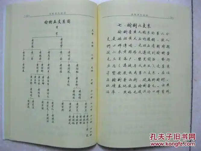 盘锦黄氏族谱(辽宁省盘锦市一带.