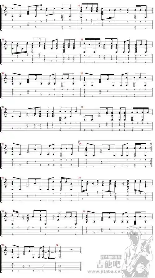 price tag吉他谱_jessiej《price tag》指弹谱