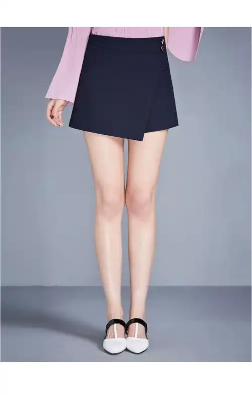 半身裙纯色百搭2017年春季短裙气质简约优雅
