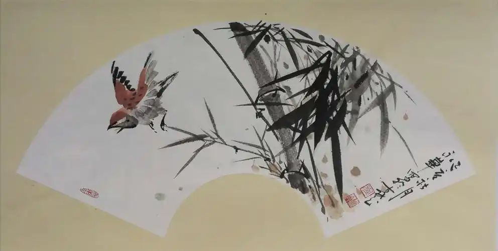 【清润秀雅】程永华花鸟扇面小品欣赏(七)