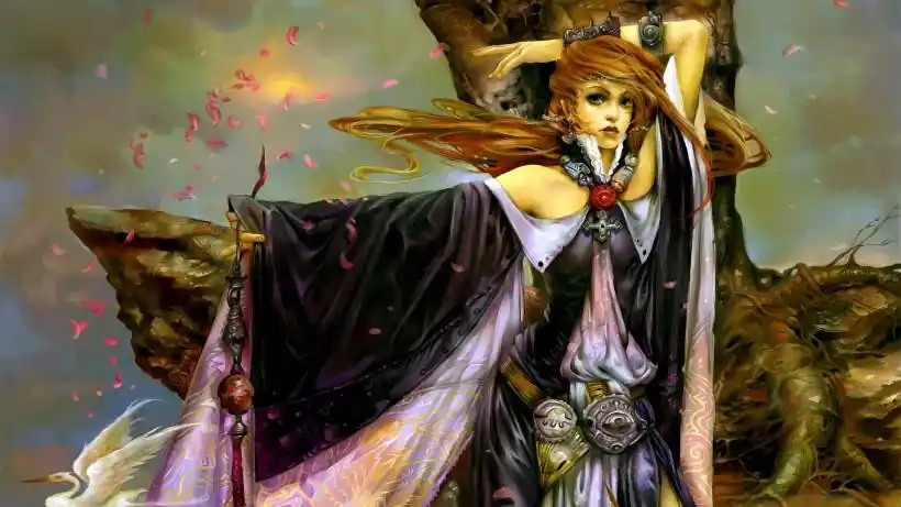 幻想艺术魔洞的深渊卡通图片