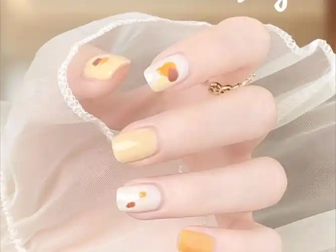 夏日柠檬系列美甲93