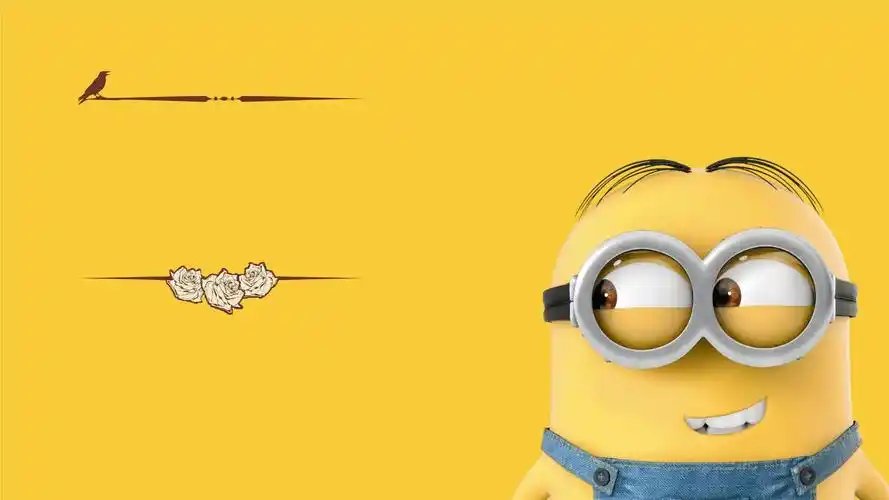 可爱卡通小黄人ppt模板