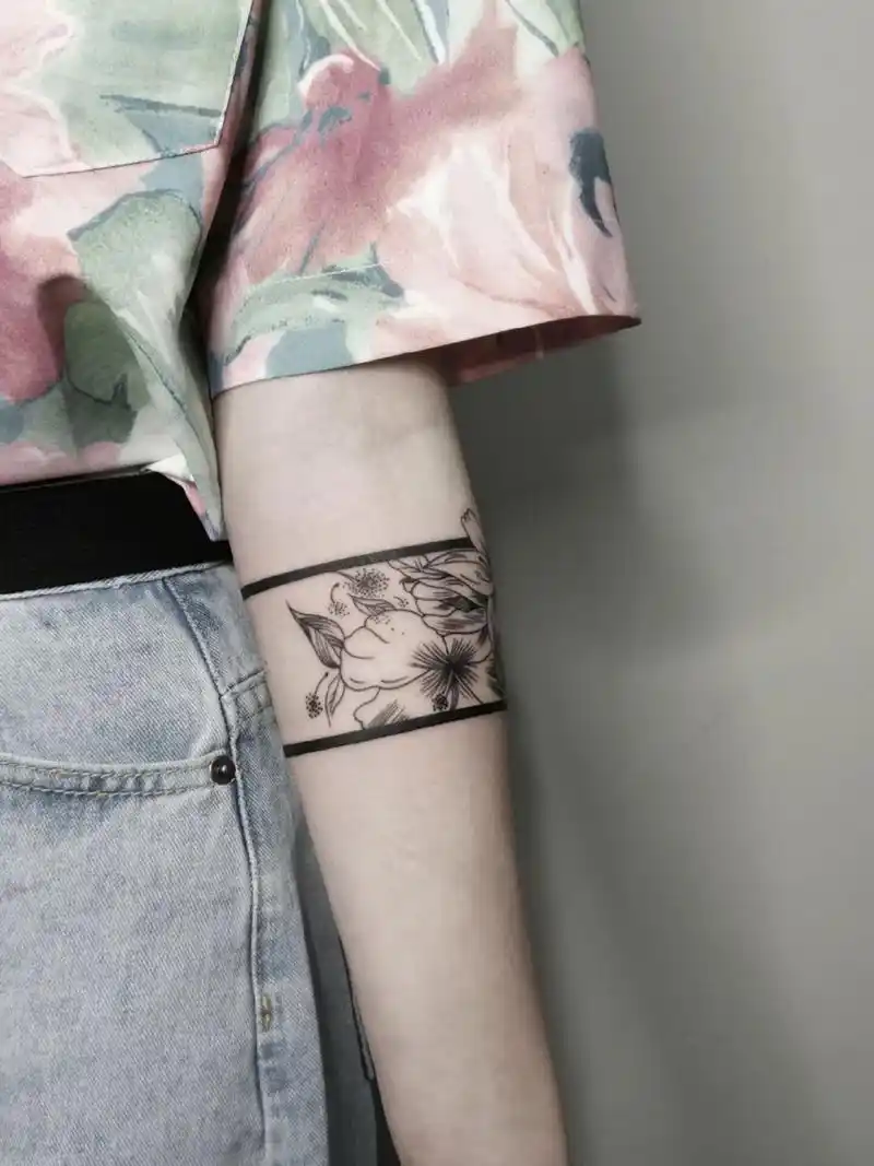 最热小臂纹身图案|【向日葵】素花纹身 7115夏天出门必备套装,素