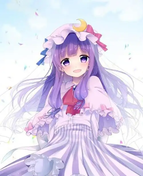 卡通美图欣赏来自二次元的小萌妹笑容甜美美丽动人