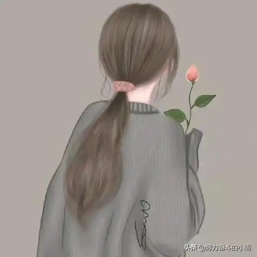 女生背影头像|爱情|好好爱自己_网易订阅