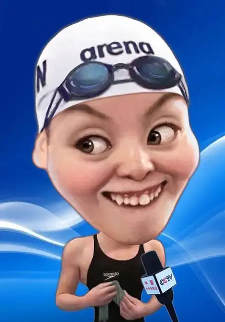 明星漫画像,成龙的鼻子,张一山的耳朵,最后一个够你笑十年!