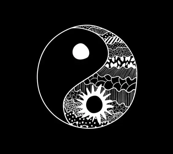 yin and yang,monochrome,symbols,壁纸,高清壁纸艺术&设计,阴阳