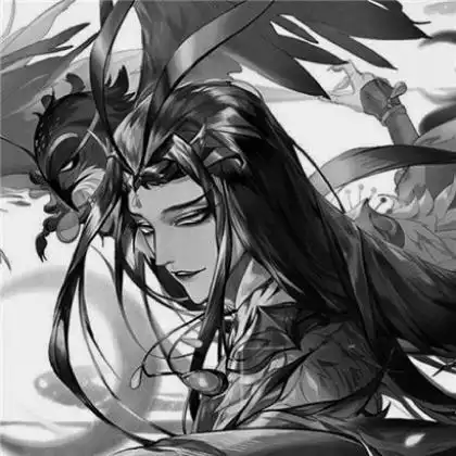 黑白古风动漫男头像每个人都有一个世界