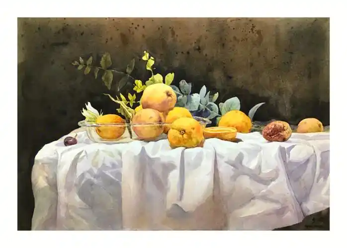 一些水彩静物练习