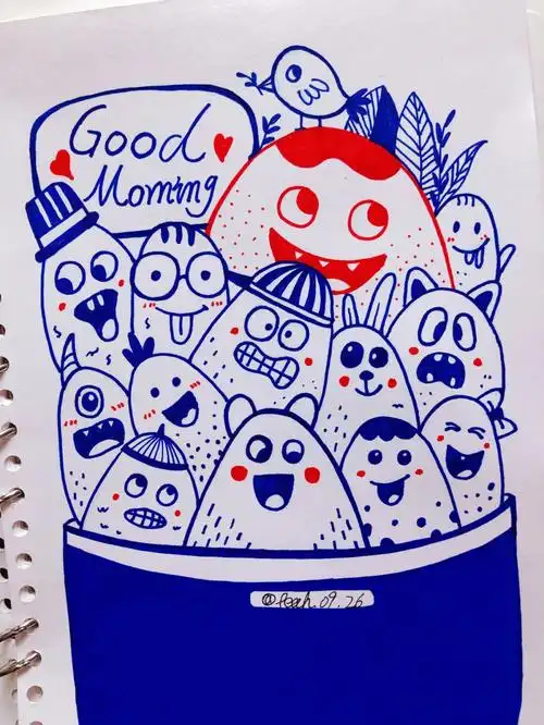 零基础手绘打卡day74doodle涂鸦叠叠乐