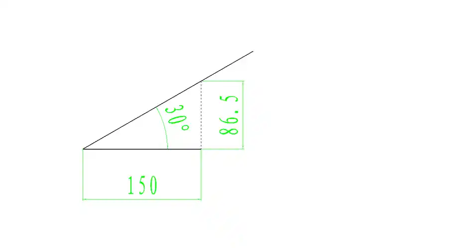 怎么画-30度的这条线