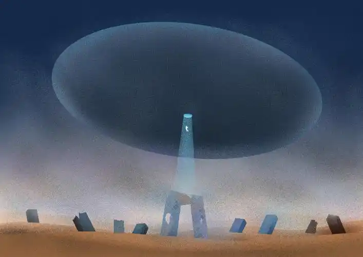 超现实主义未来世界外星飞船北京科幻幻想插画