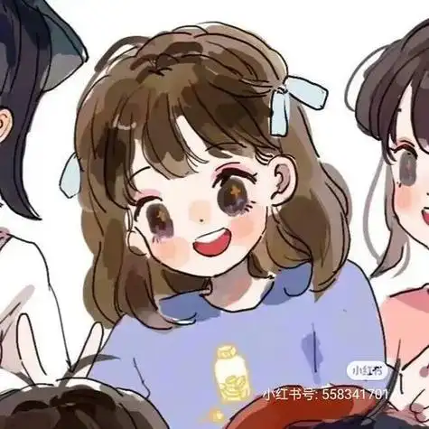 可可耐耐的玉子和五人闺蜜头像吖我是在小红书上搜的大家不要嫌弃啊