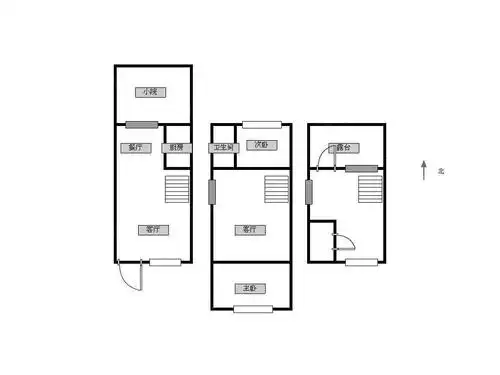 vmo祥云墅4室3厅户型图