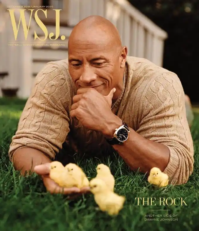 巨石强森戴什么表?大表径沛纳海是标配!