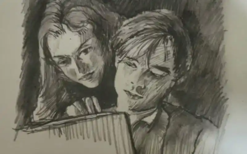 【手绘临摹--泰坦尼克号】【rose&jack】