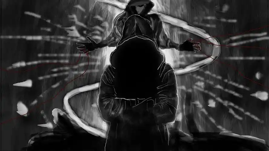 黑客壁纸《金鱼作品》