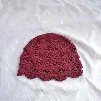 心墨染新品女式帽子大全帽子女士帽遮白发四季百搭透气手工钩针织帽