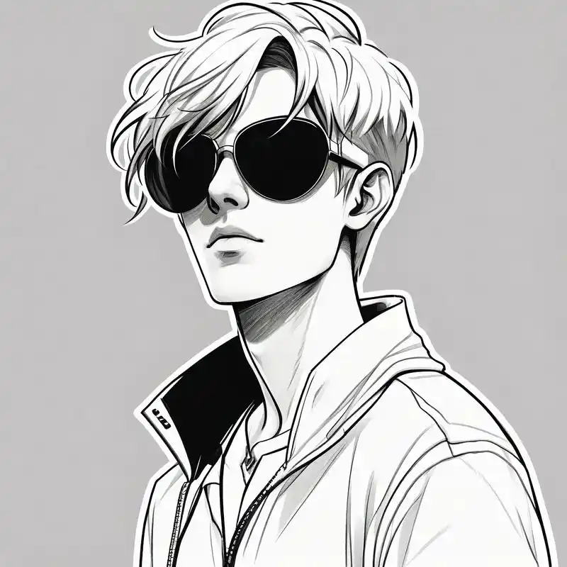 90 男生戴墨镜头像集 92 这里有一系列超酷的男生戴墨镜头像,每张