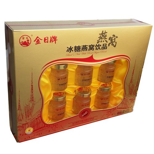 金日牌冰糖燕窝礼盒6瓶*70ml金丝燕窝白燕 最新生产日期