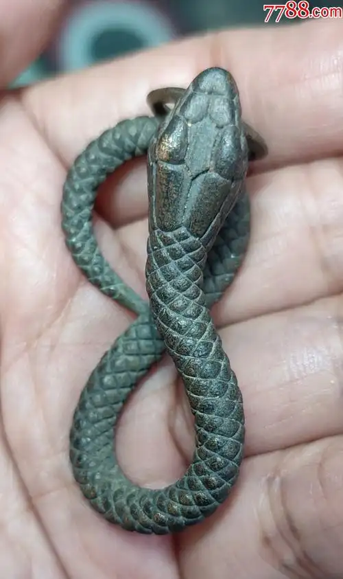 古代精美铜蛇