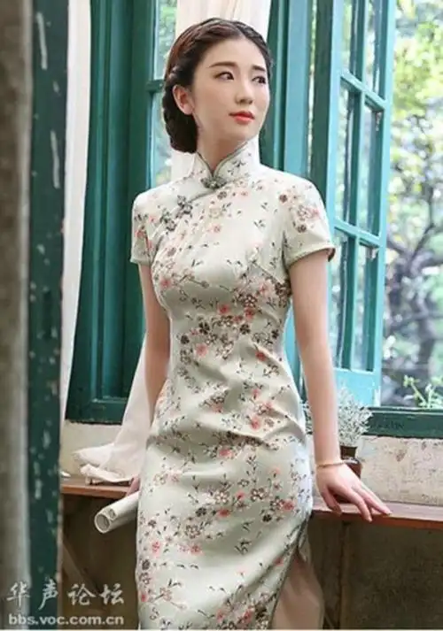 【美女图片】古典美女旗袍魅丽写真-小虾米