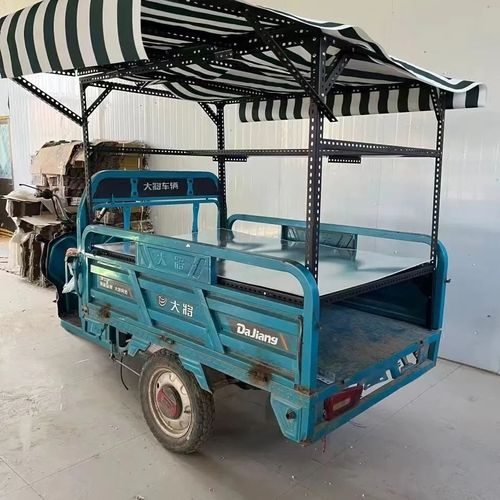 三轮车组装摆摊专用架子赶会电动车架路边炒面小吃促销架 原价104元