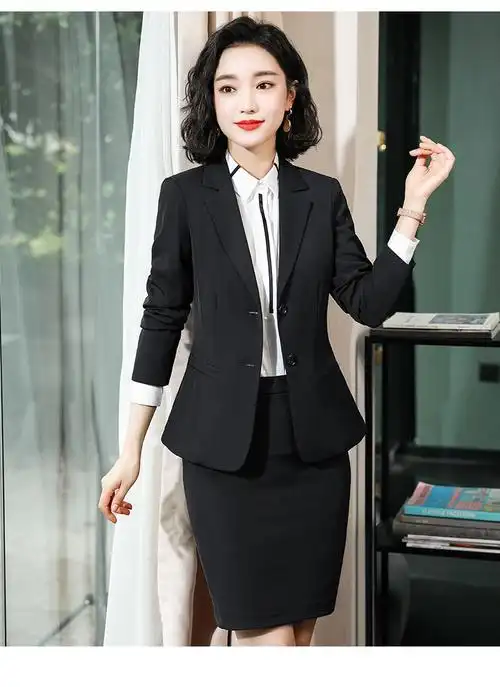 2022新款女装秋冬职业装女士小西装外套西服正装女套装气质时尚酒店