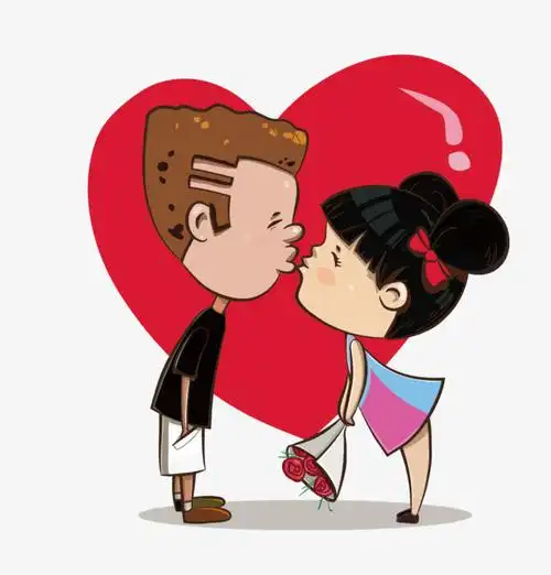 卡通恩爱小情侣手绘卡通恩爱小情侣手绘