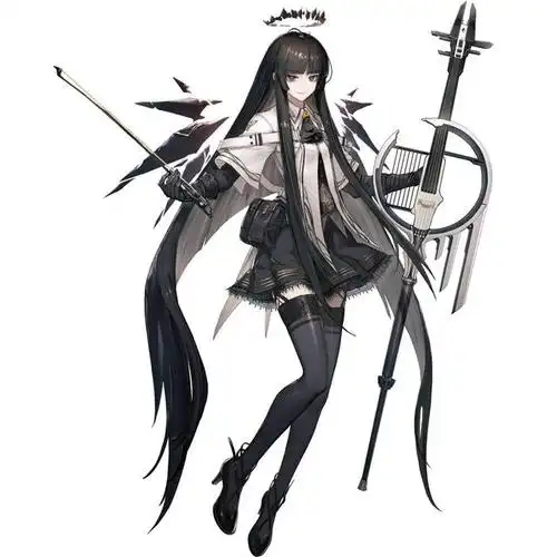 明日方舟ss余音尘影角色解包立绘 黑长直天使姐姐 让人心疼的白羊