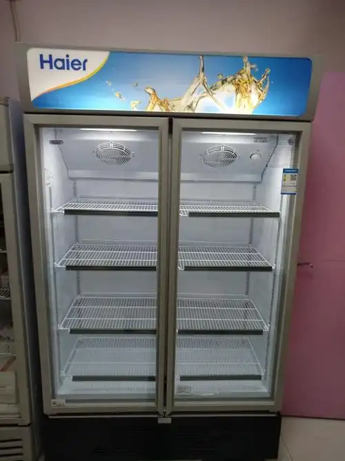 海尔(haier)sc-650g商用展示柜立式风冷冷柜 玻璃门冷藏保鲜冰柜 饮料