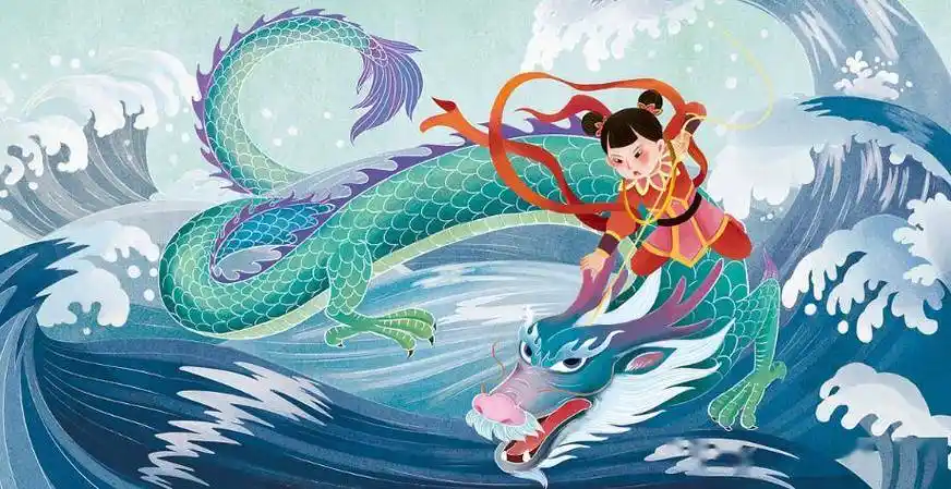 哪吒闹海|出自网络《封神演义》中,龙王三太子敖丙调集虾兵蟹将与哪吒