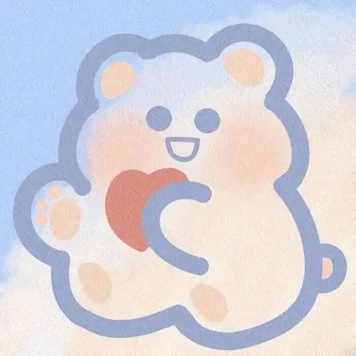 不同风格的手绘可爱小熊头像