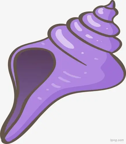 卡通贝壳矢量图下载