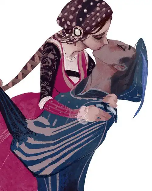 线上速写 罗密欧与朱丽叶主题.