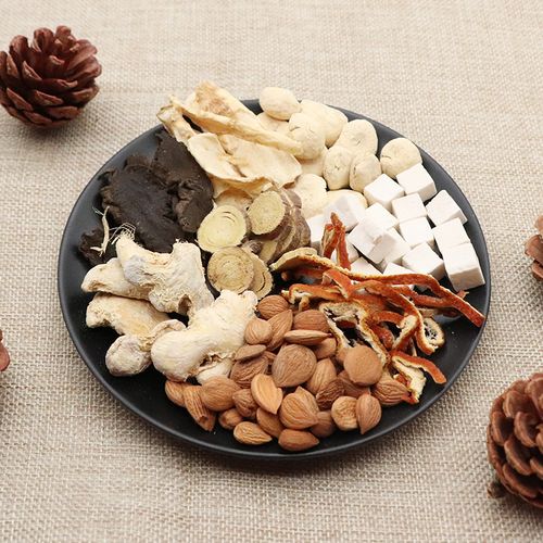 桔梗罗大伦汤玄参草包甘草茯苓陈皮杏仁玄参儿童其他药食同源食品