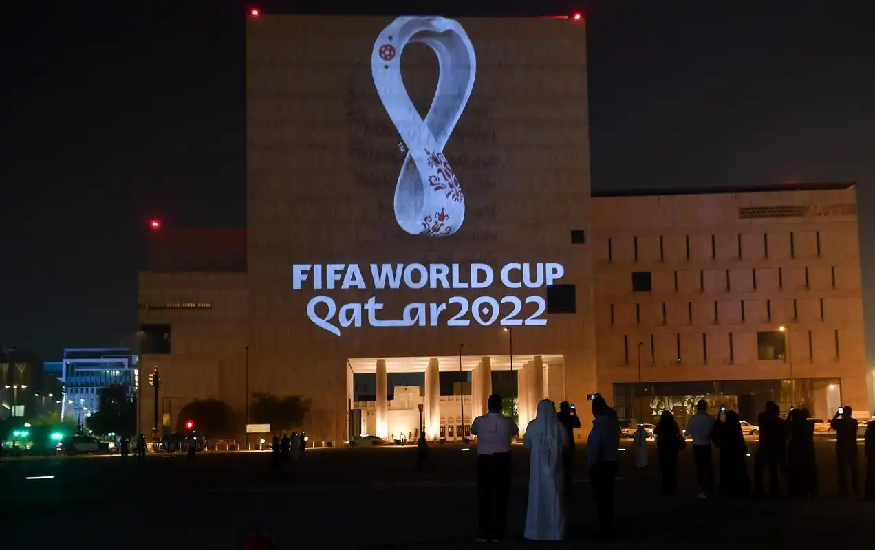 卡塔尔2022年足球世界杯发布会徽