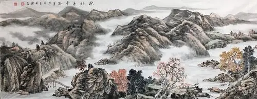 以易入画——罗国标_山水画