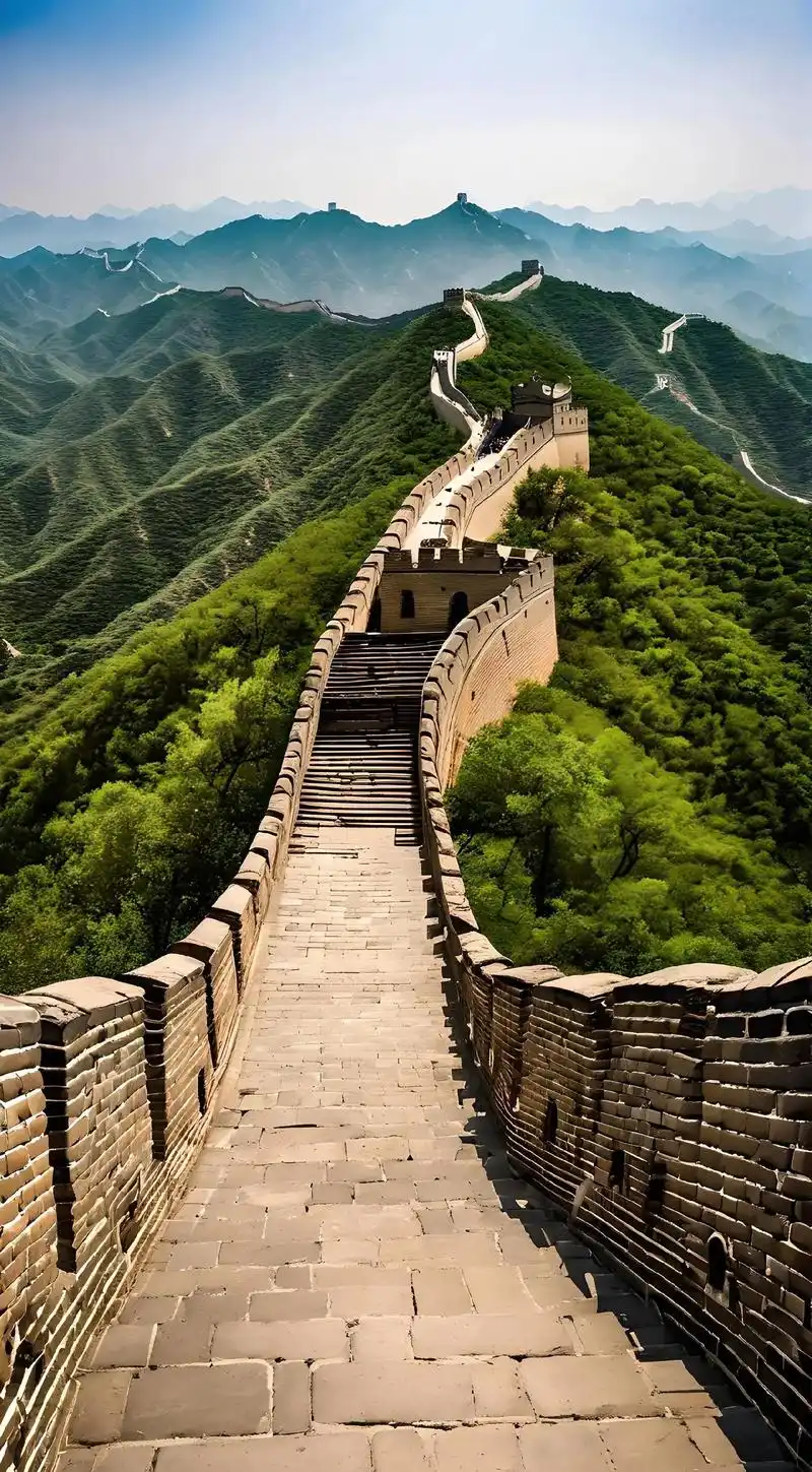 万里长城.#上热门 八达岭长城,巍峨雄壮,宛如蜿蜒的巨龙,镇 - 抖音