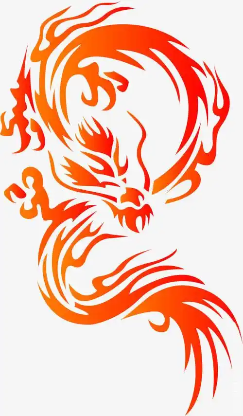 金黄色龙图腾素材免费下载_觅元素